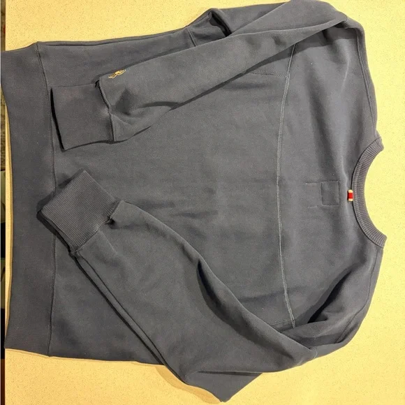 Tracksmith Hare AC Navy Crewneck Sweatshirt - Picture 3 of 5